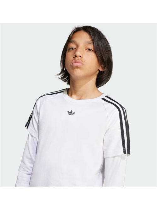 long sleeve tee ADIDAS ORIGINAL | JV7799WHITE/BLACK